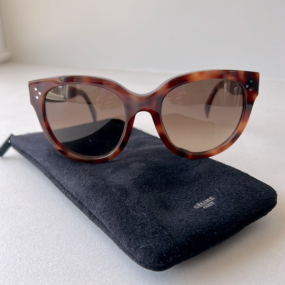 Céline Audrey Cat Eye Tortoise Sunglasses (CL 41755)